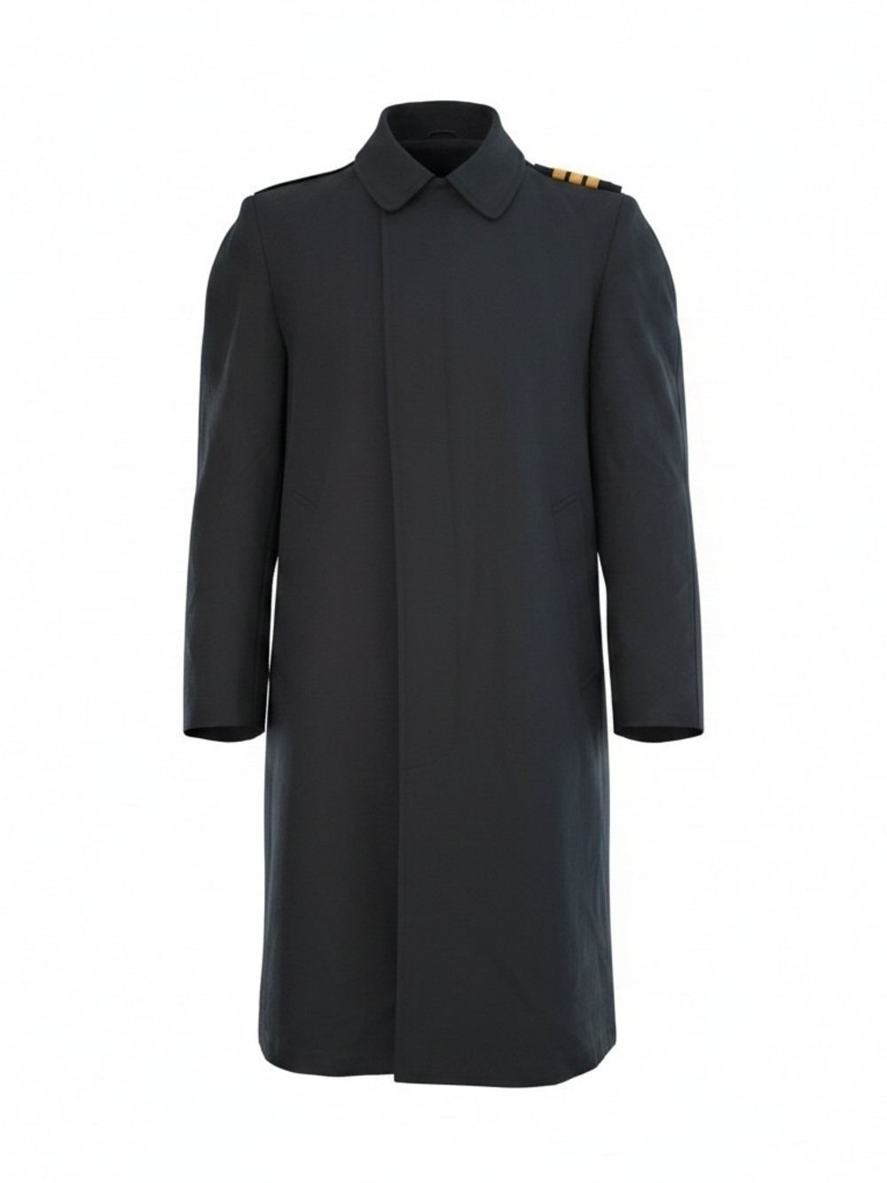 Vintage 1972 Canadian Forces Military Raincoat Gabardine Trench Coat Size N7